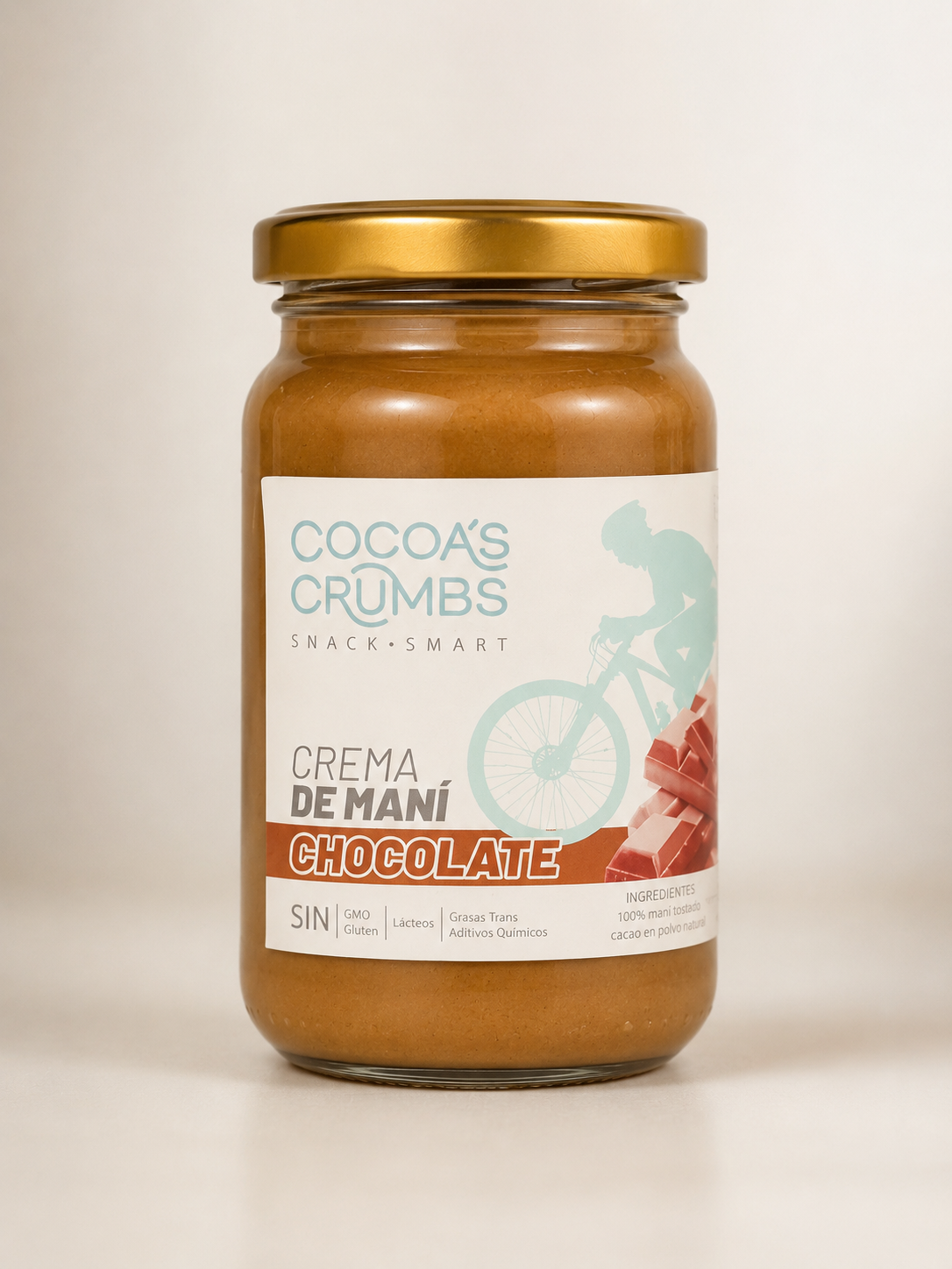 Crema de maní chocolate