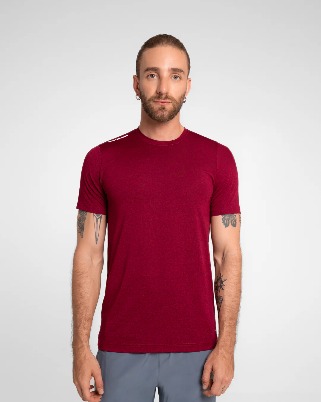 Camiseta Manga Corta Rout Vino